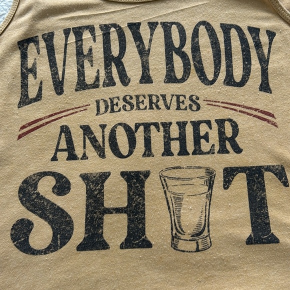 CLEO + WOLF Everybody Deserves Another Shot Tank top - Picture 2 of 4